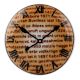 Roman Numeral Flat Watch Wine Bottle Stopper