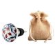 Cherry Floral Flat Ceramic Wine Bottle Stopper