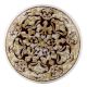 Floral Pattern Flat Ceramic Wine Bottle Stopper
