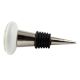 Green Floral Flat Ceramic Wine Bottle Stopper