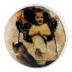 Multicolored Angel Baby Ceramic Flat Wine Bottle Stopper