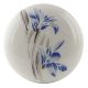 Silk Irise Flower Flat Wine Bottle Stopper