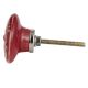 Cherry Golden Floral Ceramic Cabinet Knob