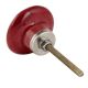 Cherry Golden Floral Ceramic Cabinet Knob