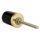 Black Round Stone Dresser Knobs