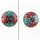 Lily Flower Flat Knob