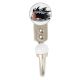 Black Hedgehog Ceramic Flat Hook