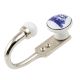 Blue Yatch Ceramic Floral Hook