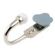 Grey Cloud Ceramic Hook