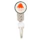 Orange Crab Ceramic Hook