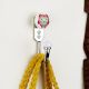 Orange Owl Ceramic Flat Hook