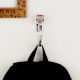Orange Owl Ceramic Flat Hook