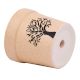Hand painted Black Tree On Beige Ceramic Pot