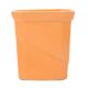 Handmade Orange Color Ceramic Pot