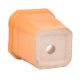 Handmade Orange Color Ceramic Pot