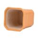 Handmade Orange Color Ceramic Pot