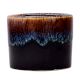 Modern Dark Brown Glazed Ceramic Pot