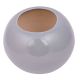 Light purple Round Shape Ceramic Pot