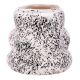 White And Red And Black Pattern Panda Ceramic Pot