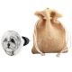 Havanese Dog Face Golden pattern Ceramic Wine Bottle Stopper