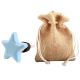 Solid Turquoise Star Ceramic Wine Bottle Stopper