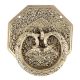 Brass Ornate Plate Elephant Motif Ring Door Knocker