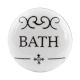 Bath Flat Ceramic Wine Bottle Stopper