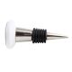 Black Flying Man Ceramic Flat Wine Bottle Stopper