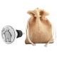 Grey Elephant Ceramic Flat Wine Bottle Stopper