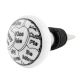 Kiss Me Flat Ceramic Wine Bottle Stopper
