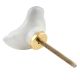 White Little Bird Pattern Cabinet Knobs