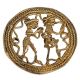 Elegant And Rustic Brass Intricately Designed Decor Piece