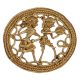 Classic Brass Couple Merrymaker Metal Home Decor