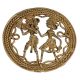 Dainty Decor Ideas Using Circular Brass Cymbal Wielding Couple