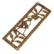 Amazing Brass Metal Artwork Depicting Female And Nature