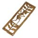 Ravishing Brass Metal Lone Hunter In Jungle Artwork