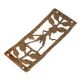 Unconventional Rectangular Brass Metal Decor Ideas Inspired By Hunters