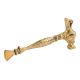 Brass Ornate Hand Carved Elephant Head Hammer Or Paper weight