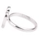 Lovely Pink Heart Adjustable Silver Toe Ring For Children