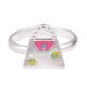 Moon Star Ladies Purse Adjustable Children Silver Toe Ring