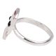 Nutela Jar In Silver Adjustable Children Toe Ring