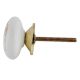 Golden Lion Pattern Ceramic Cabinet Knobs
