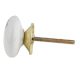 Golden Snake Pattern Ceramic Cabinet Knobs