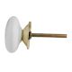 Golden Hedgehog Pattern Ceramic Dresser Knobs