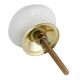 Golden Hedgehog Pattern Ceramic Dresser Knobs