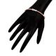 Elegant Dual Tone Gold and 92.5 Sterling Silver Rope Bangle Or Bracelet