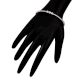 Fashionable 92.5 Sterling Silver Rope Chain Bracelet With Small Beads