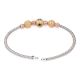 Gold Plated Beads Bells 92.5 Sterling Silver Rope Design Kadar Bracelets