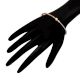 Trendy Dual Tone 92.5 Sterling Silver Gold Plated Kada Beads Bracelet