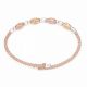 Dual Tone Oval Beads Handmade 92.5 Sterling Silver Adjustable kada Bracelet